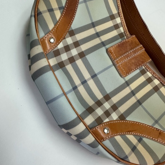 Burberry Nova Check Canvas Shoulder Bag - Picture 4 of 14
